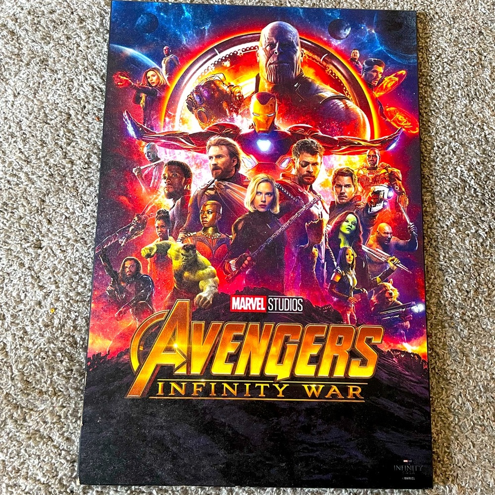 Wooden Avengers Poster